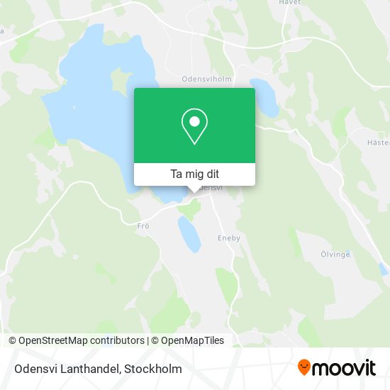 Odensvi Lanthandel karta