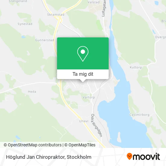 Höglund Jan Chiropraktor karta