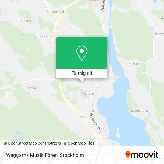 Waggarnz Musik Fören karta