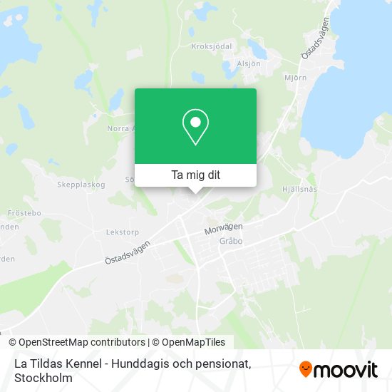 La Tildas Kennel - Hunddagis och pensionat karta