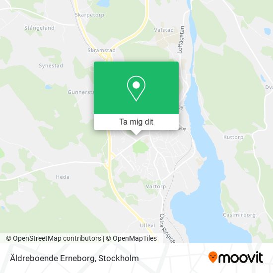 Äldreboende Erneborg karta