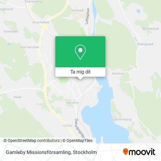 Gamleby Missionsförsamling karta
