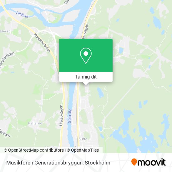 Musikfören Generationsbryggan karta