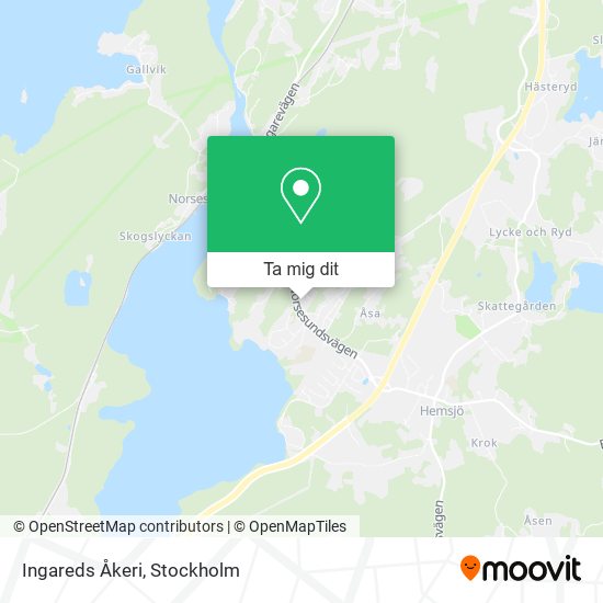 Ingareds Åkeri karta