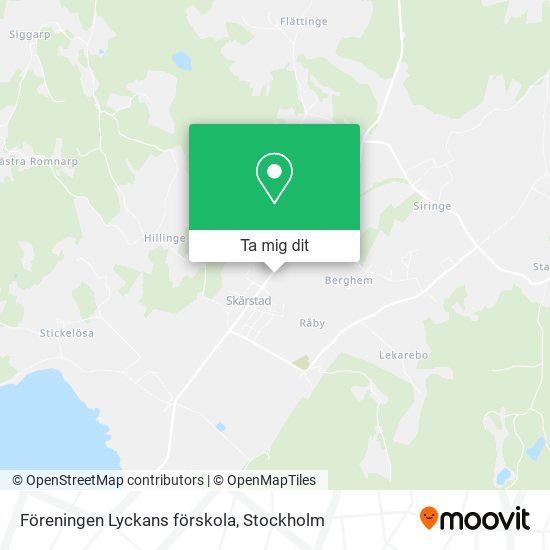 Föreningen Lyckans förskola karta