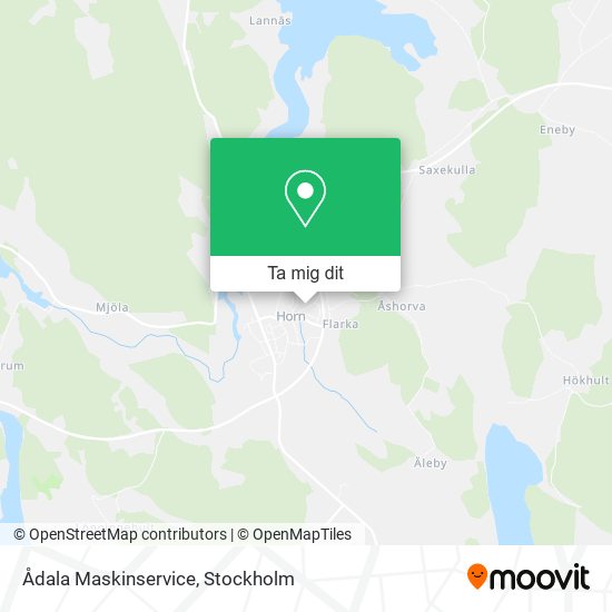Ådala Maskinservice karta