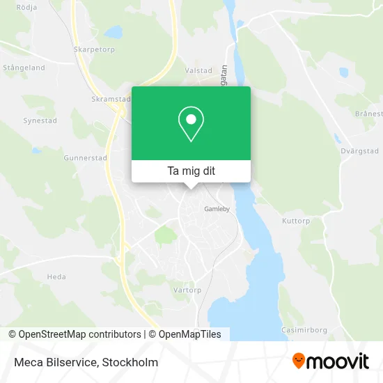 Meca Bilservice karta