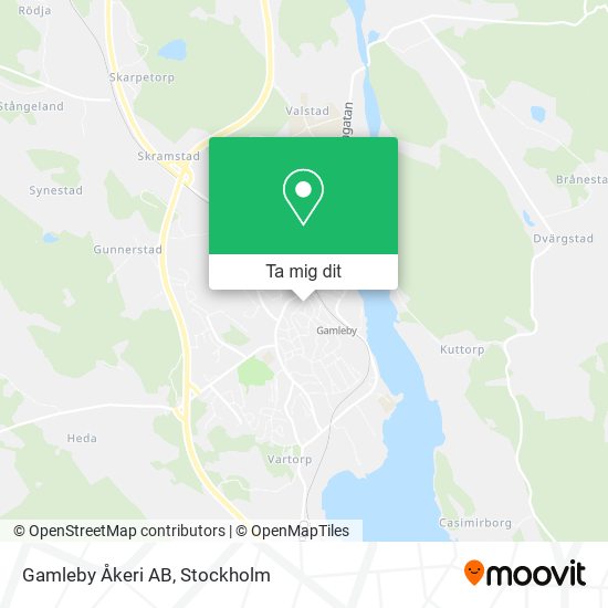 Gamleby Åkeri AB karta