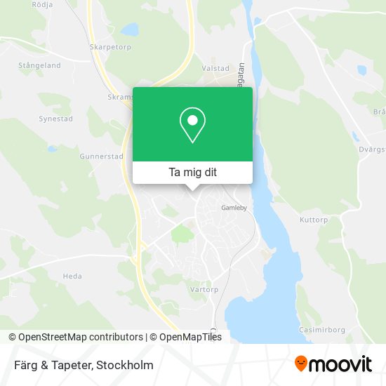 Färg & Tapeter karta