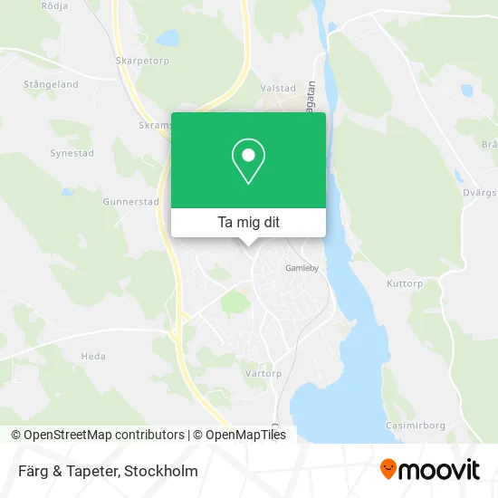 Färg & Tapeter karta