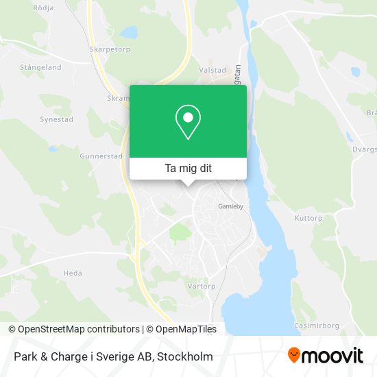 Park & Charge i Sverige AB karta
