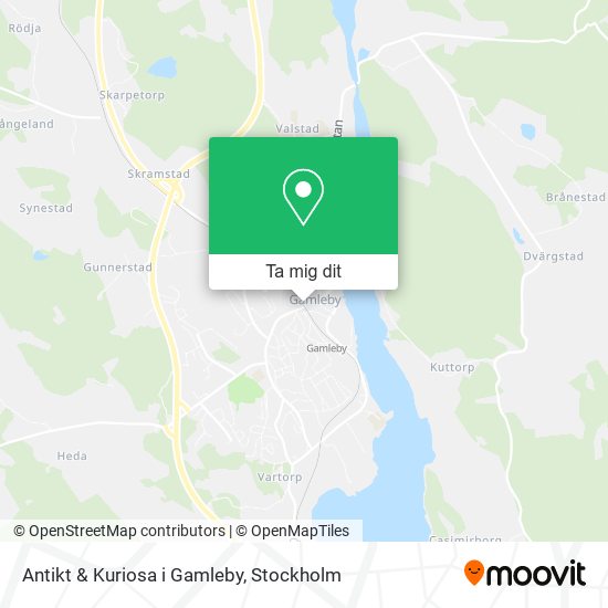 Antikt & Kuriosa i Gamleby karta