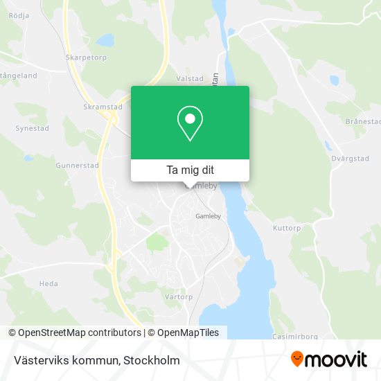 Västerviks kommun karta
