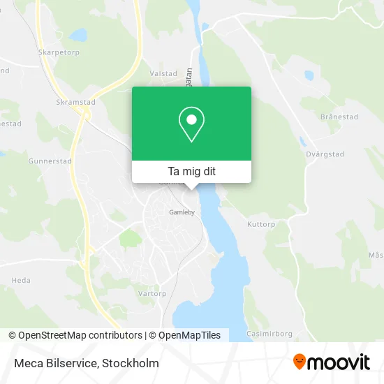 Meca Bilservice karta