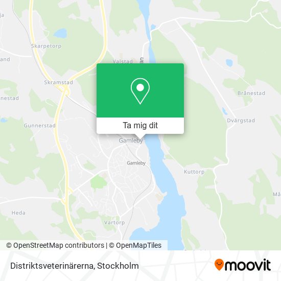 Distriktsveterinärerna karta