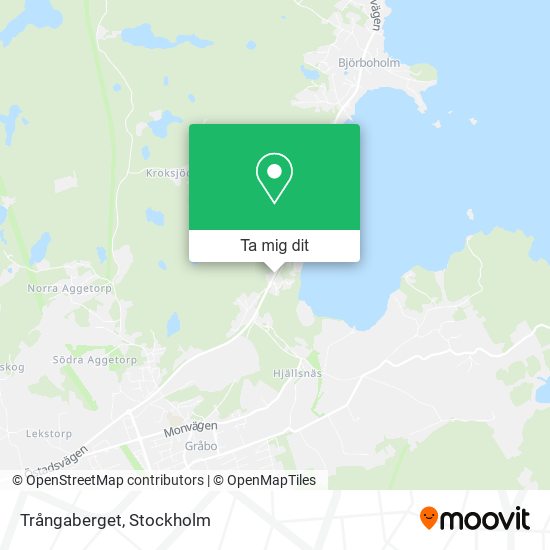 Trångaberget karta