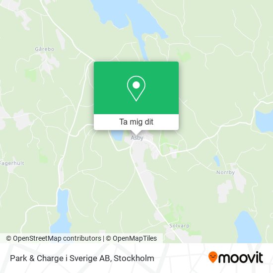 Park & Charge i Sverige AB karta