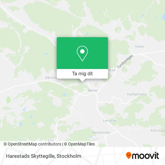 Harestads Skyttegille karta