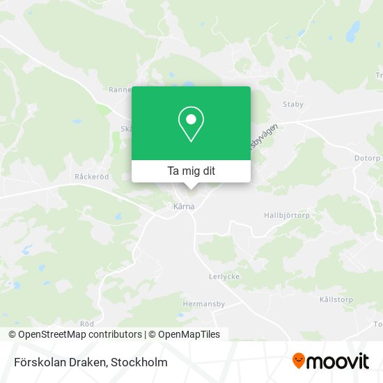 Förskolan Draken karta