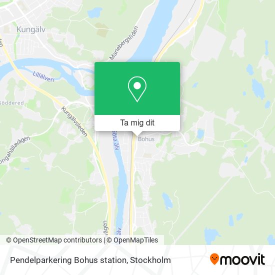 Pendelparkering Bohus station karta