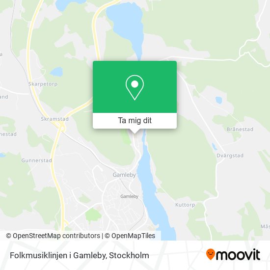 Folkmusiklinjen i Gamleby karta