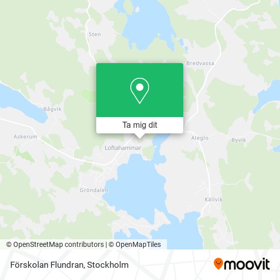 Förskolan Flundran karta