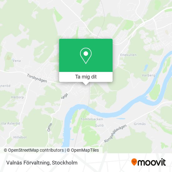 Valnäs Förvaltning karta