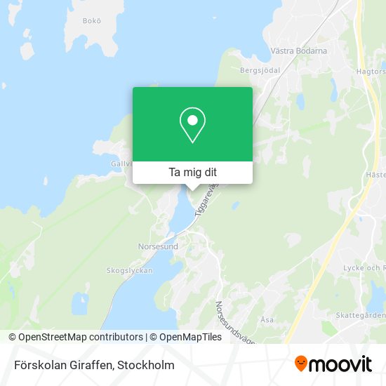 Förskolan Giraffen karta