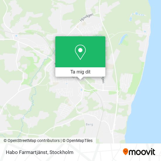 Habo Farmartjänst karta