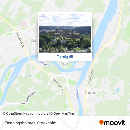 Fästningsholmen karta