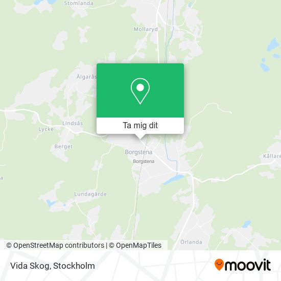 Vida Skog karta