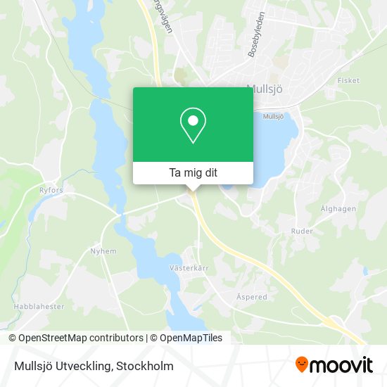 Mullsjö Utveckling karta