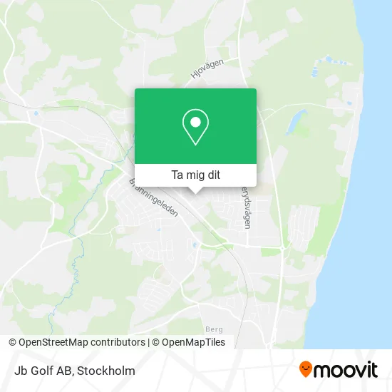 Jb Golf AB karta