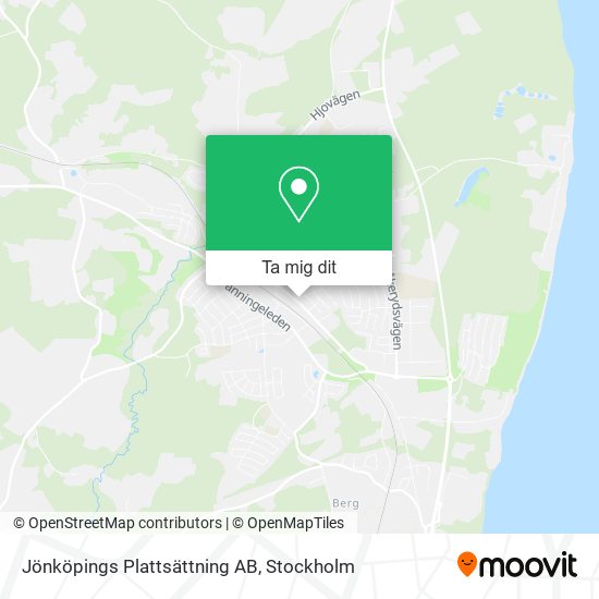 Jönköpings Plattsättning AB karta