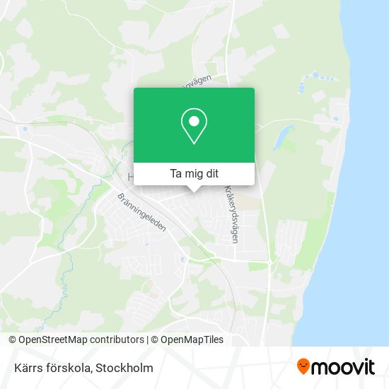 Kärrs förskola karta