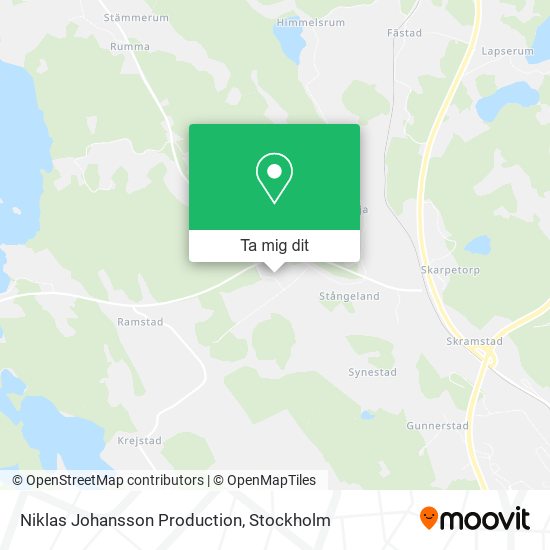 Niklas Johansson Production karta
