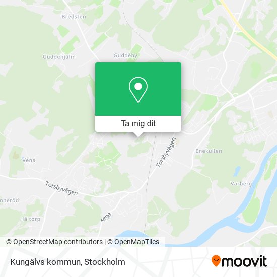 Kungälvs kommun karta