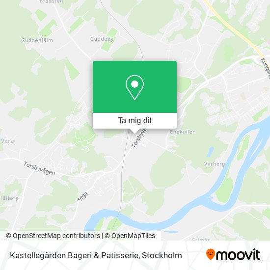 Kastellegården Bageri & Patisserie karta