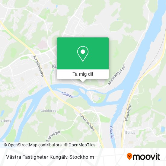 Västra Fastigheter Kungälv karta