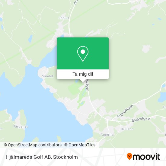 Hjälmareds Golf AB karta