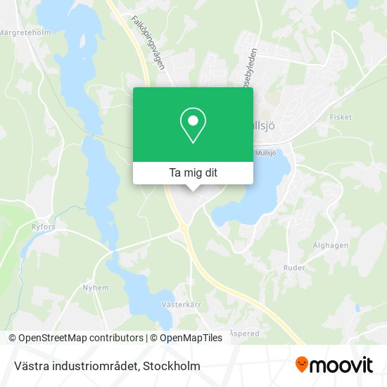 Västra industriområdet karta