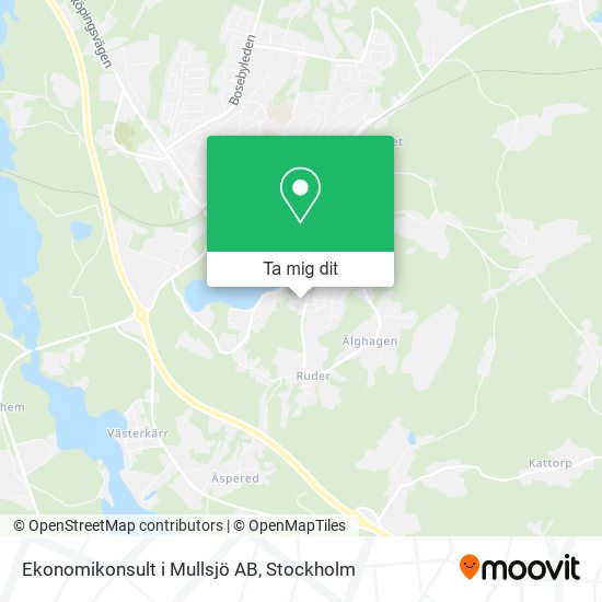 Ekonomikonsult i Mullsjö AB karta