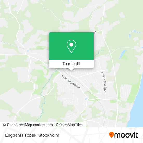 Engdahls Tobak karta