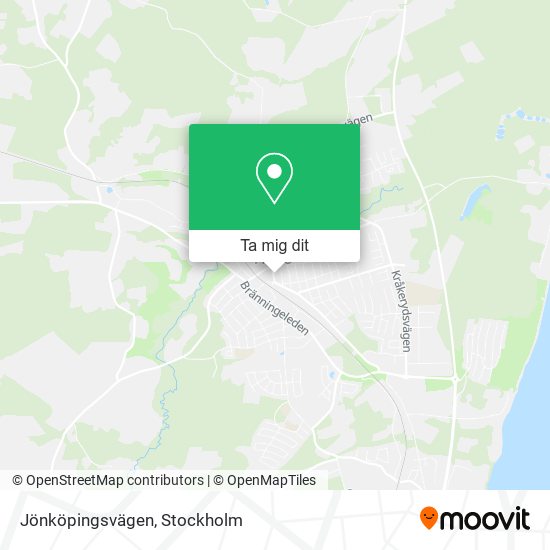 Jönköpingsvägen karta