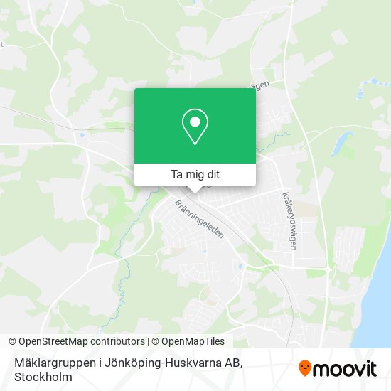 Mäklargruppen i Jönköping-Huskvarna AB karta