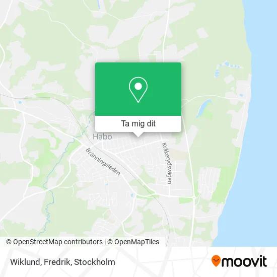 Wiklund, Fredrik karta