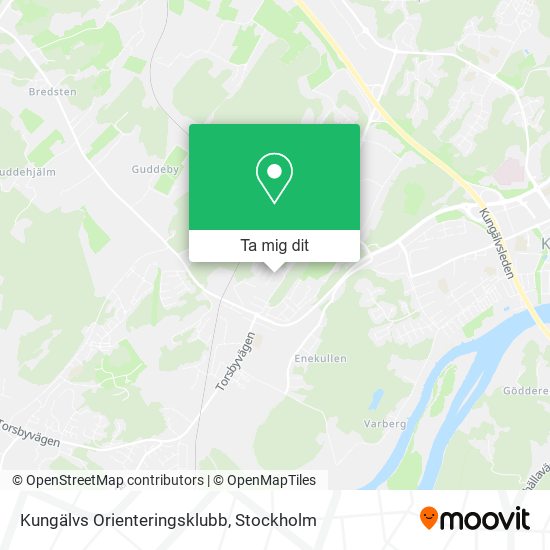 Kungälvs Orienteringsklubb karta