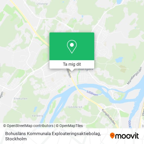 Bohusläns Kommunala Exploateringsaktiebolag karta