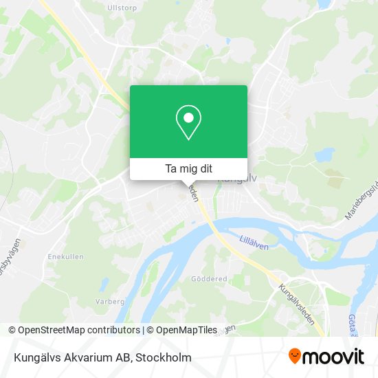 Kungälvs Akvarium AB karta