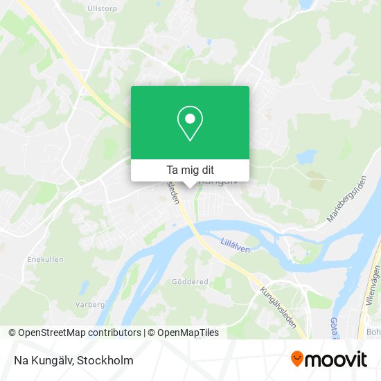 Na Kungälv karta